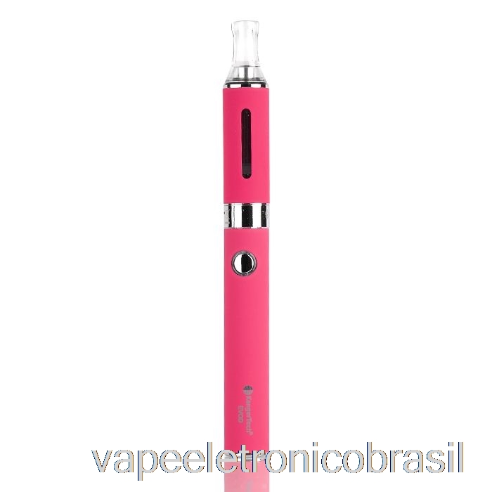 Vape Eletrônico Kanger Evod Blister Kit Rosa